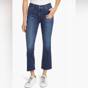 Ag Adriano Goldschmied The Jodi Crop Slim Flare Ankle Jeans, Size 26